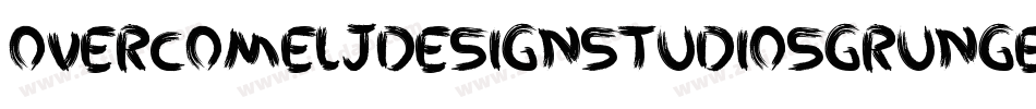 OvercomeLjDesignStudiosGrunge-g5x6字体转换 OvercomeLjDesignStudiosGrunge-g5x6字体转换