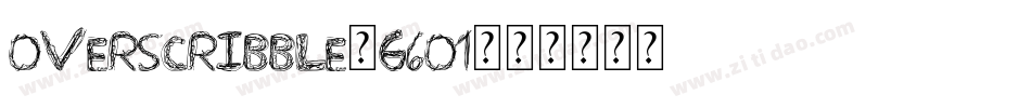Overscribble-g6o1字体转换
