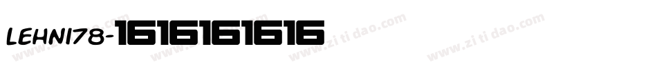 LEHN178字体转换