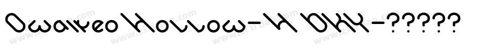 OwaikeoHollow-4DKY字体转换