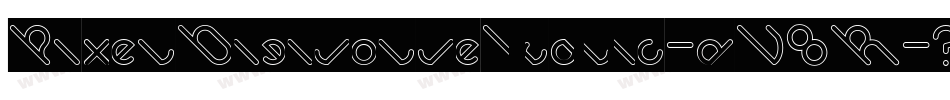 PixelDigivolveItalic-dV8R字体转换