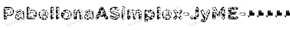 PabellonaASimplex-JyME字体转换