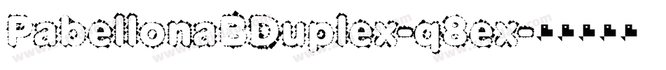 PabellonaBDuplex-q8ex字体转换