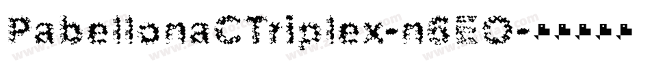 PabellonaCTriplex-n6EO字体转换