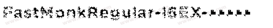 FastMonkRegular-l6EX字体转换