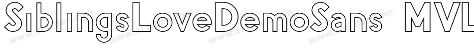 SiblingsLoveDemoSans-MVL8x字体转换