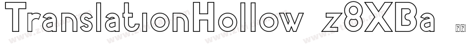 TranslationHollow-z8XBa字体转换