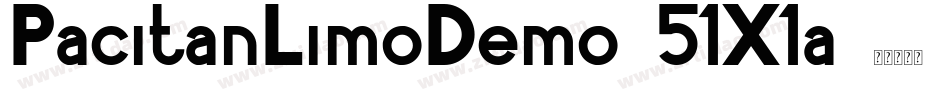 PacitanLimoDemo-51X1a字体转换