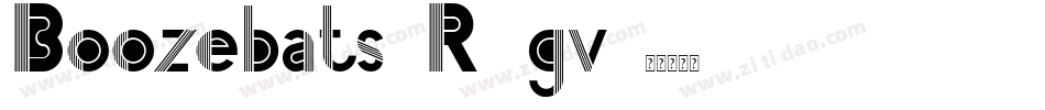 Boozebats-R9gv字体转换