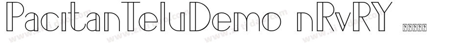 PacitanTeluDemo-nRvRY字体转换