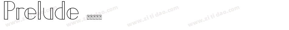 Prelude字体转换