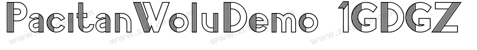 PacitanWoluDemo-1GDGZ字体转换