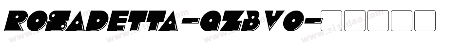 Rosadetta-qZ3V0字体转换