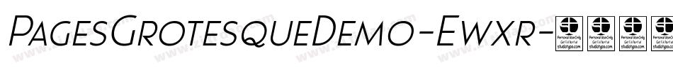 PagesGrotesqueDemo-Ewxr字体转换 PagesGrotesqueDemo-Ewxr字体转换