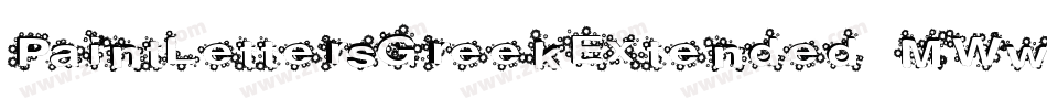 PaintLettersGreekExtended-MWwP字体转换