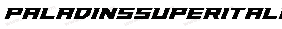 PaladinsSuperItalic-vz3A字体转换