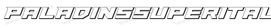PaladinsSuperItalic-vz3A字体转换