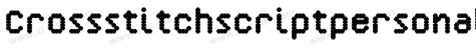 CrossstitchscriptpersonalUse-6BzM字体转换
