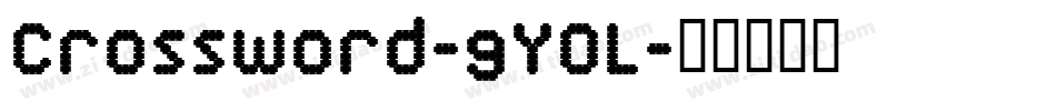 Crossword-9YOL字体转换