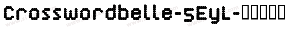 Crosswordbelle-5EyL字体转换
