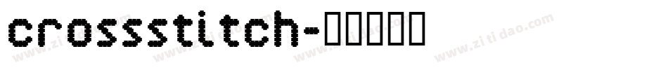 crossstitch字体转换