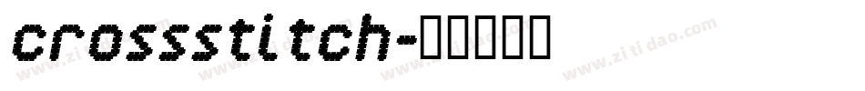 crossstitch字体转换