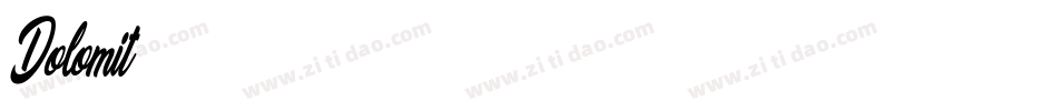 Dolomit字体转换