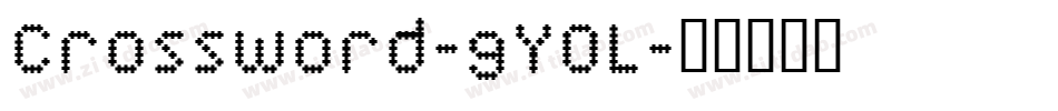 Crossword-9YOL字体转换