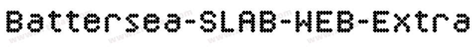 Battersea-SLAB-WEB-Extrabold字体转换