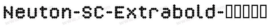 Neuton-SC-Extrabold字体转换