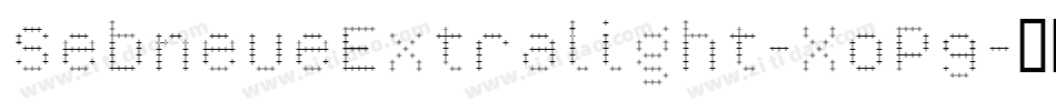SebneueExtralight-XoP9字体转换