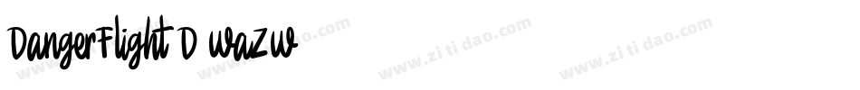 DangerFlight3D-waZw字体转换