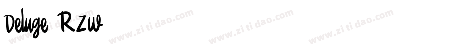 Deluge-2RZw字体转换