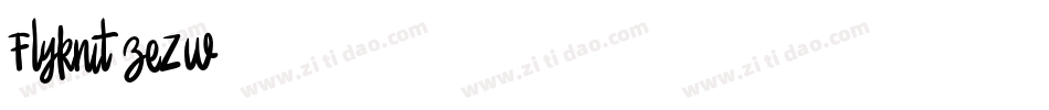 Flyknit-zeZw字体转换