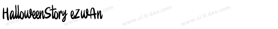 HalloweenStory-eZwAn字体转换