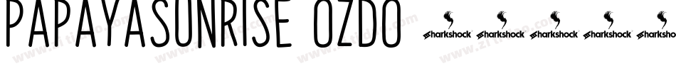 PapayaSunrise-OzdO字体转换