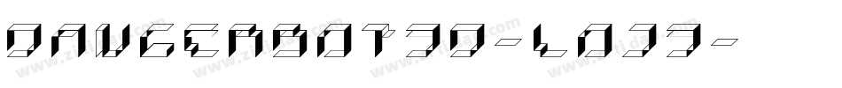 Dangerbot3D-L0J3字体转换