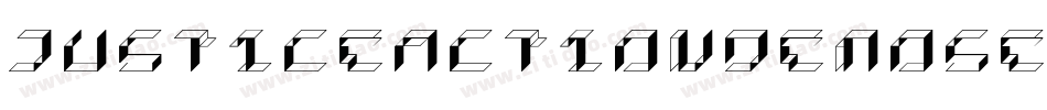 JusticeActionDemoSerif-8MZ0J字体转换