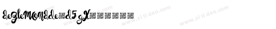 Aezlemonade-d5Gx字体转换