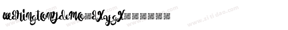 WaringtonsDemo-axYGx字体转换