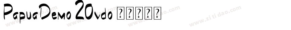 PapuaDemo-2Ovdo字体转换
