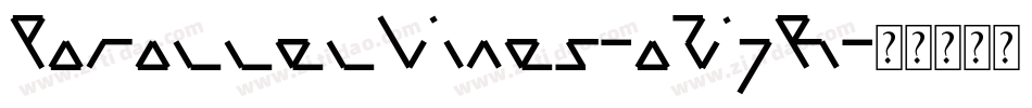 ParallelLines-aZjR字体转换 ParallelLines-aZjR字体转换