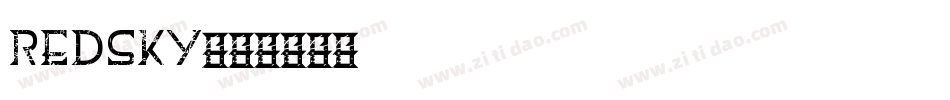 redsky字体转换