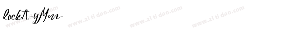 RockIt-yjYm字体转换