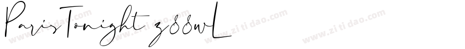 ParisTonight-z88wL字体转换 ParisTonight-z88wL字体转换