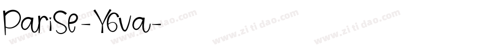 Parise-Y6va字体转换