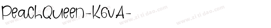 PeachQueen-K6vA字体转换