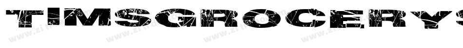 TimsGroceryStore-08Gz字体转换