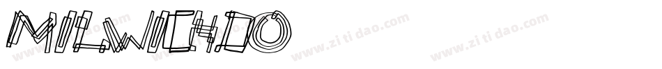 Milwich-21do字体转换