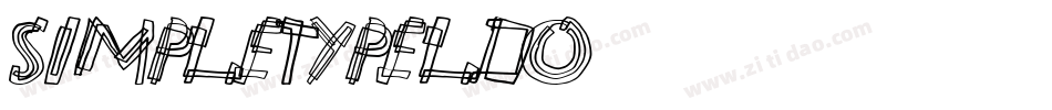 Simpletype-0lDo字体转换